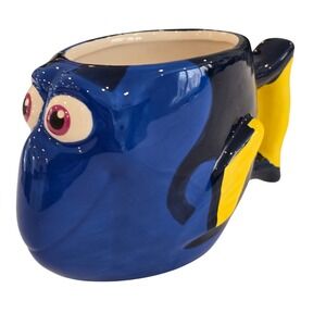 Disney‎ Pixar Finding Dory 3D Sculpted Ceramic Coffee Mug Zak Designs Blue Fish